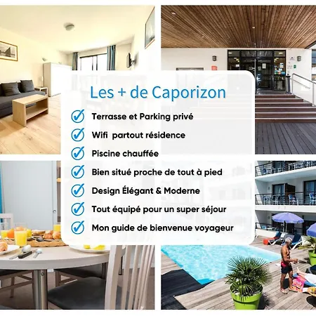 Caporizon-l'archipel-t1-piscine-centre Ville-terrasse דירה לה רושל